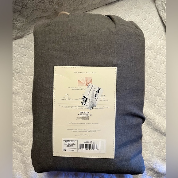 Casaluna Bedding 0 Washed Linen Solid Sheet Setking Casaluna Poshmark